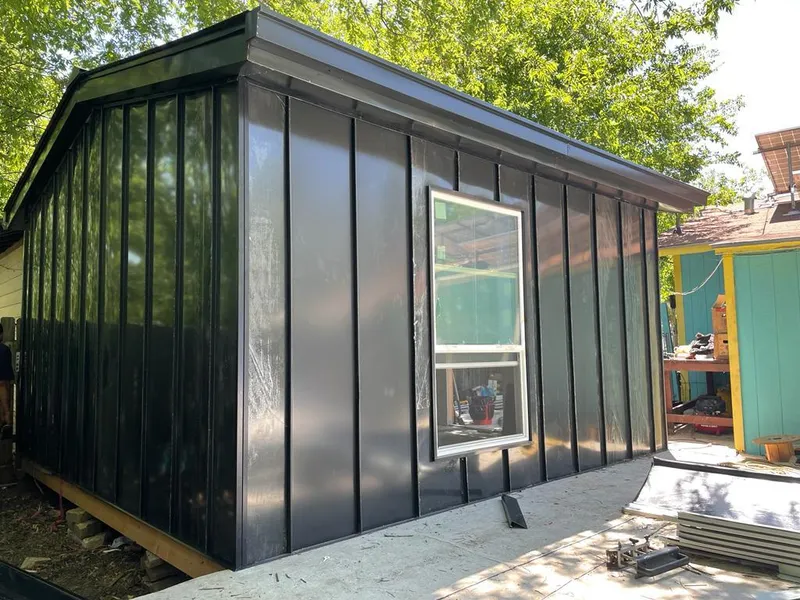 Black standing seam metal wall panels for Metal Roof Installation in Peekskill